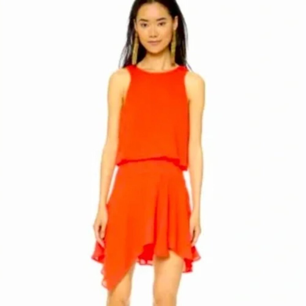 NWT Karisa Asymmetrical Mini Dress, size XS
